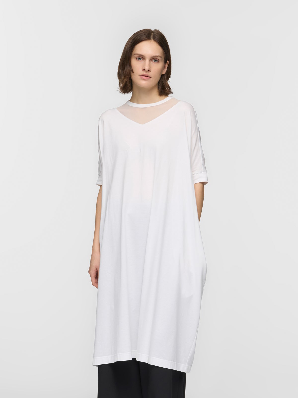mizuiro ind チュールネックワイドワンピース｜ MARcourt ONLINE STORE