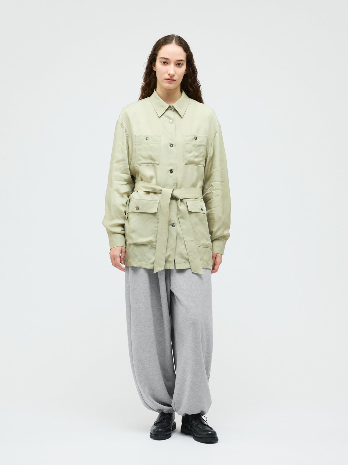 fleece drawstring hem PT