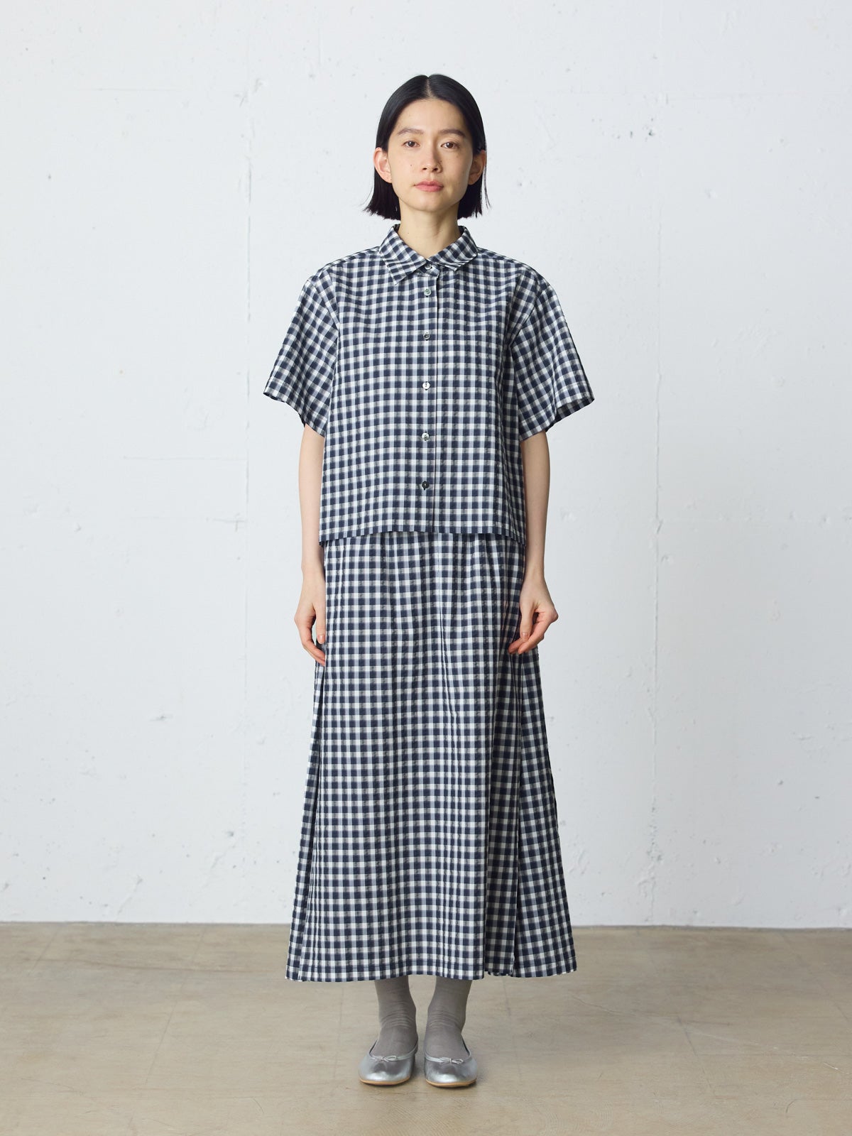 MidiUmi シアサッカーチェックスカート｜ MARcourt ONLINE STORE
