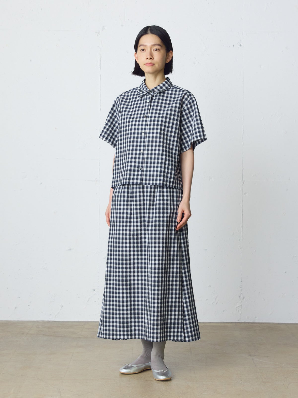 MidiUmi シアサッカーチェックスカート｜ MARcourt ONLINE STORE