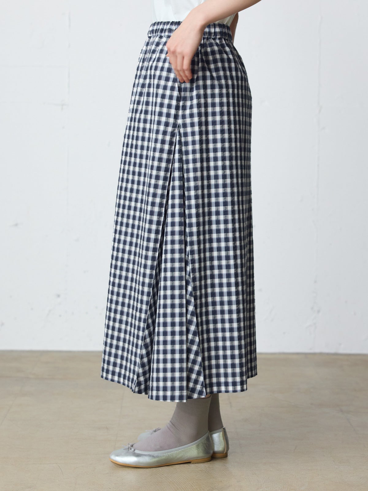 MidiUmi シアサッカーチェックスカート｜ MARcourt ONLINE STORE