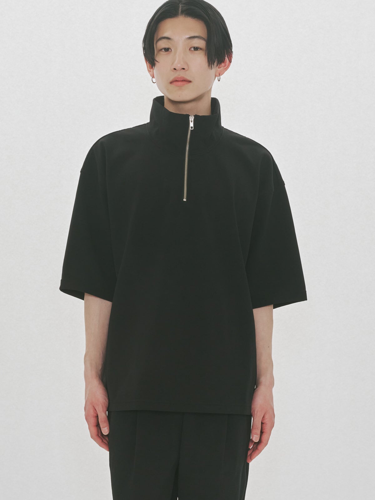 MIDIUMISOLID Men's ハーフジップワイドプルオーバー｜ MARcourt