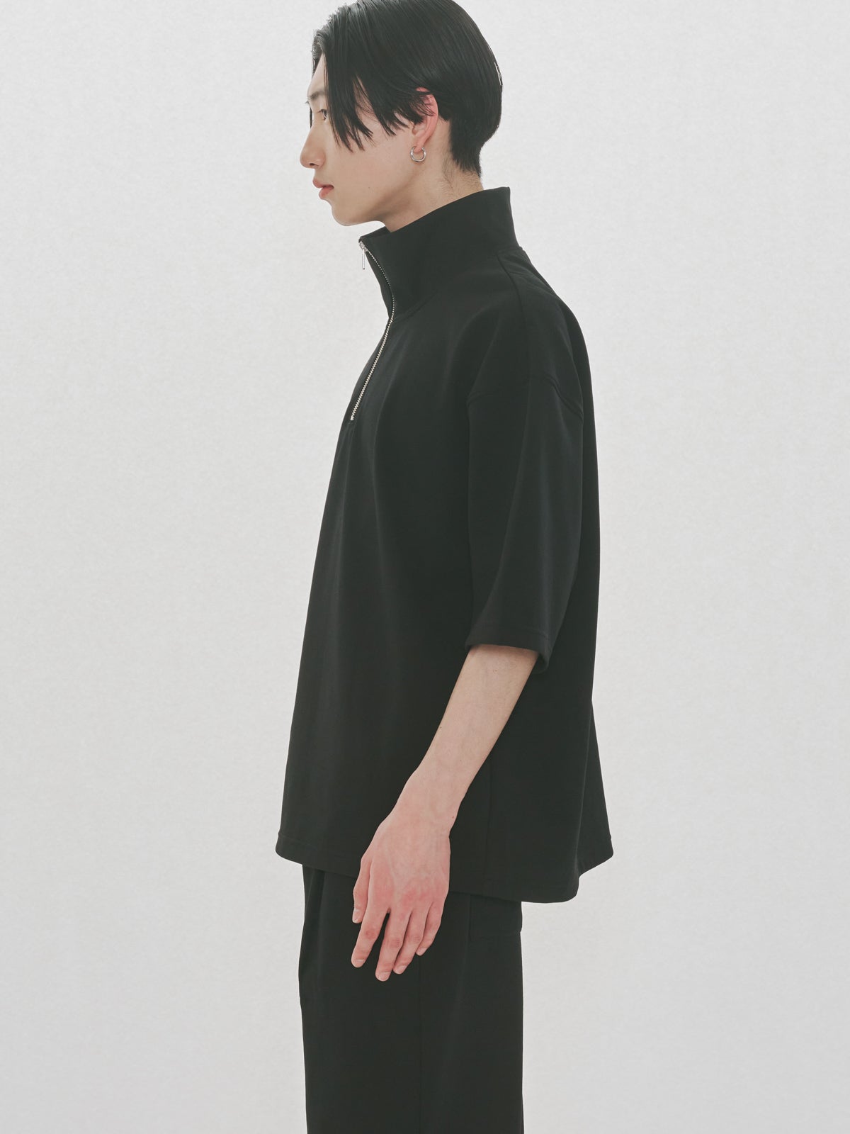 MIDIUMISOLID Men's ハーフジップワイドプルオーバー｜ MARcourt