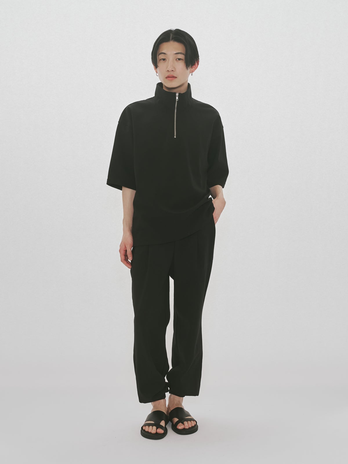 MIDIUMISOLID Men's ハーフジップワイドプルオーバー｜ MARcourt