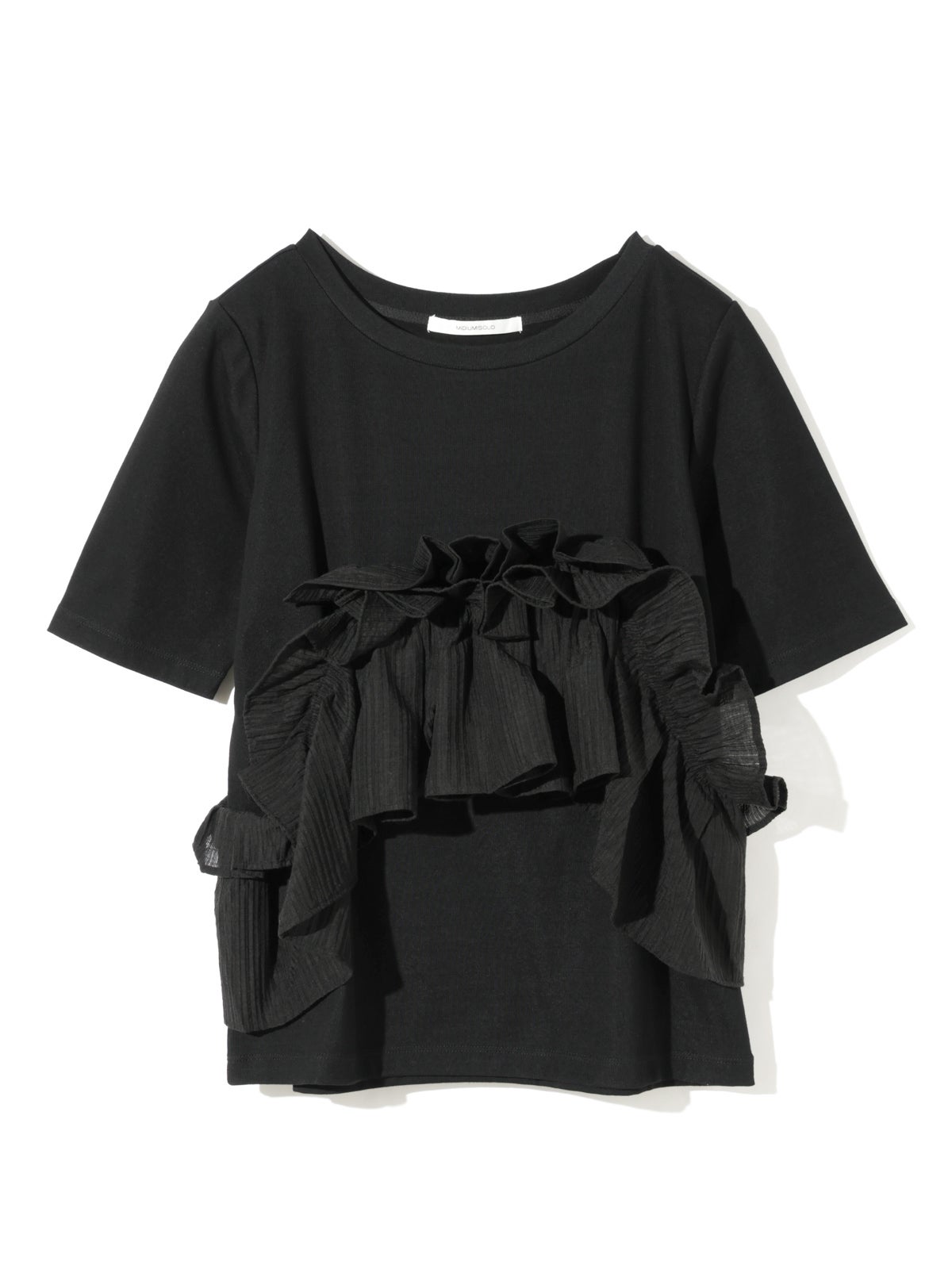 MIDIUMISOLID for Ladies シフトフリルTシャツ｜ MARcourt ONLINE