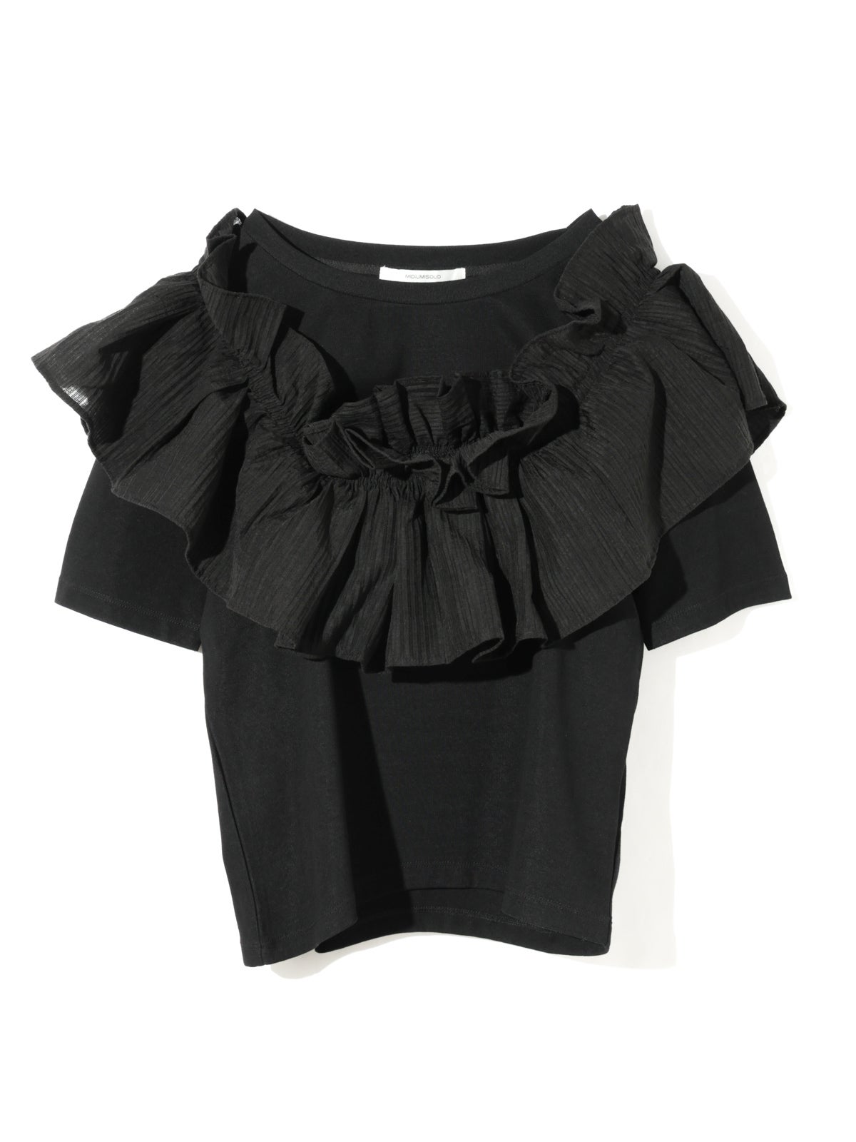 MIDIUMISOLID for Ladies シフトフリルTシャツ｜ MARcourt ONLINE