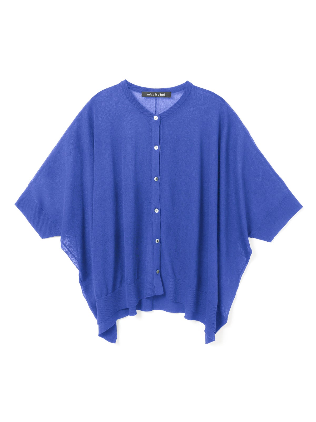 新品 mizuiroind リネン ワイド ロング カーディガン マーコート mizuiro ind｜Vネック ワイド ロング カーディガン Vneck wide long