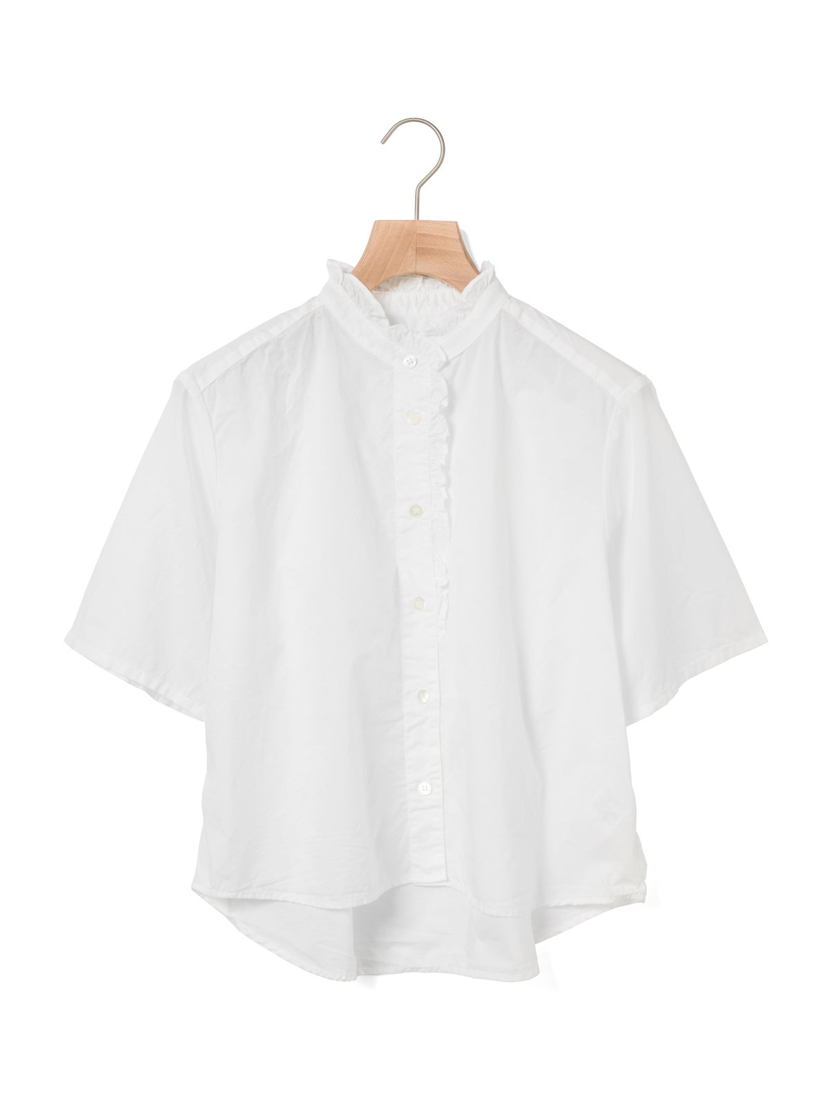 MidiUmi ハースリーブフロントハーフフリルシャツ｜ MARcourt ONLINE