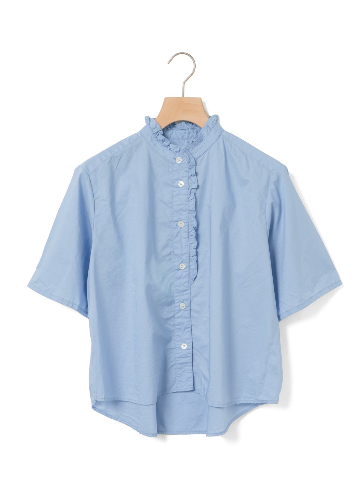MidiUmi ハースリーブフロントハーフフリルシャツ｜ MARcourt ONLINE