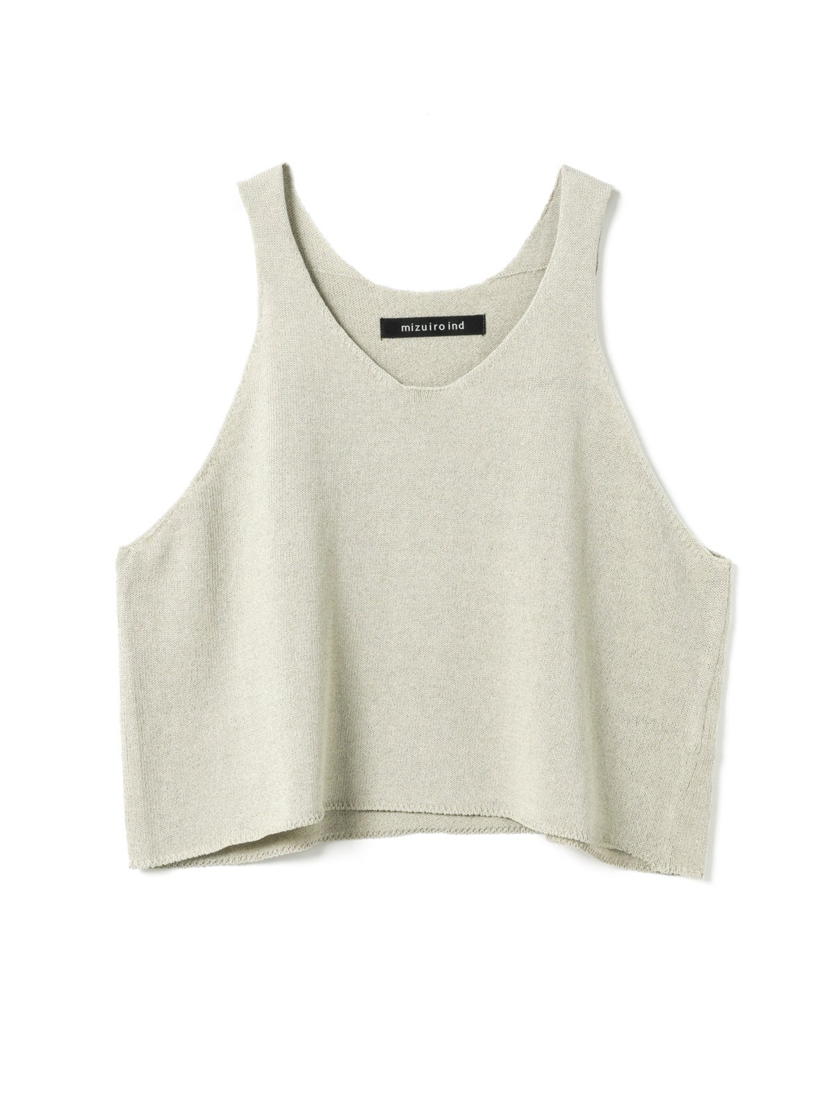 mizuiro ind Uネックショートベスト｜ MARcourt ONLINE STORE