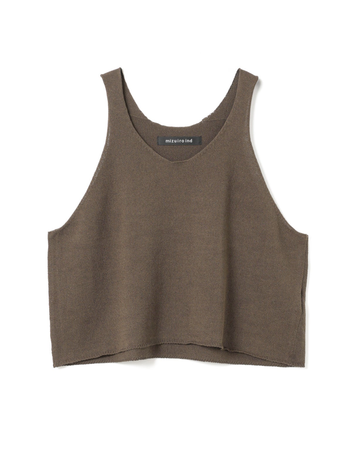 mizuiro ind Uネックショートベスト｜ MARcourt ONLINE STORE