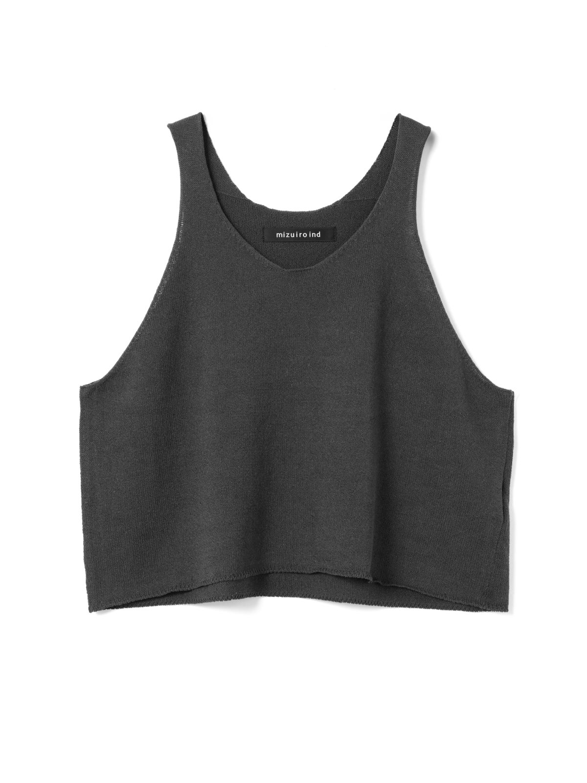 mizuiro ind Uネックショートベスト｜ MARcourt ONLINE STORE