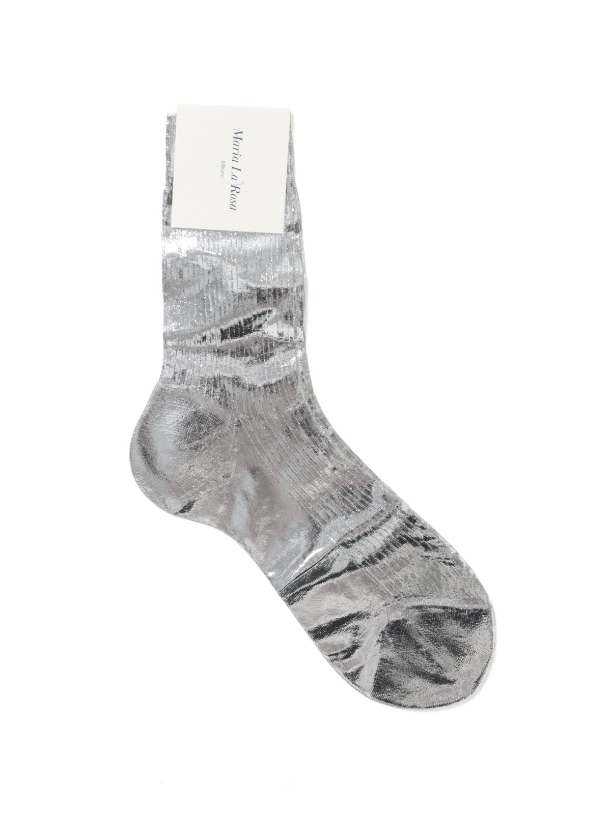 MARIA LA ROSA リブ編みラミネートソックス｜ MARcourt ONLINE STORE