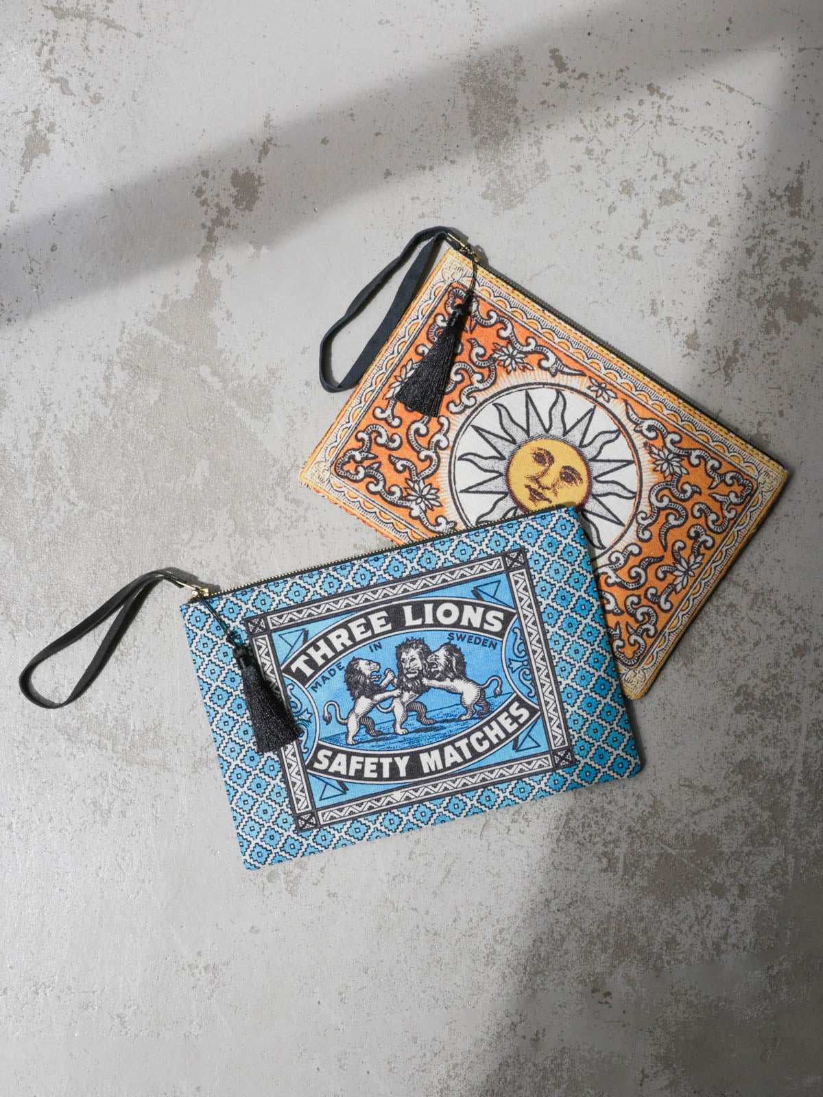 DJEBELI モロッコプリントフラットポーチ｜ MARcourt ONLINE STORE
