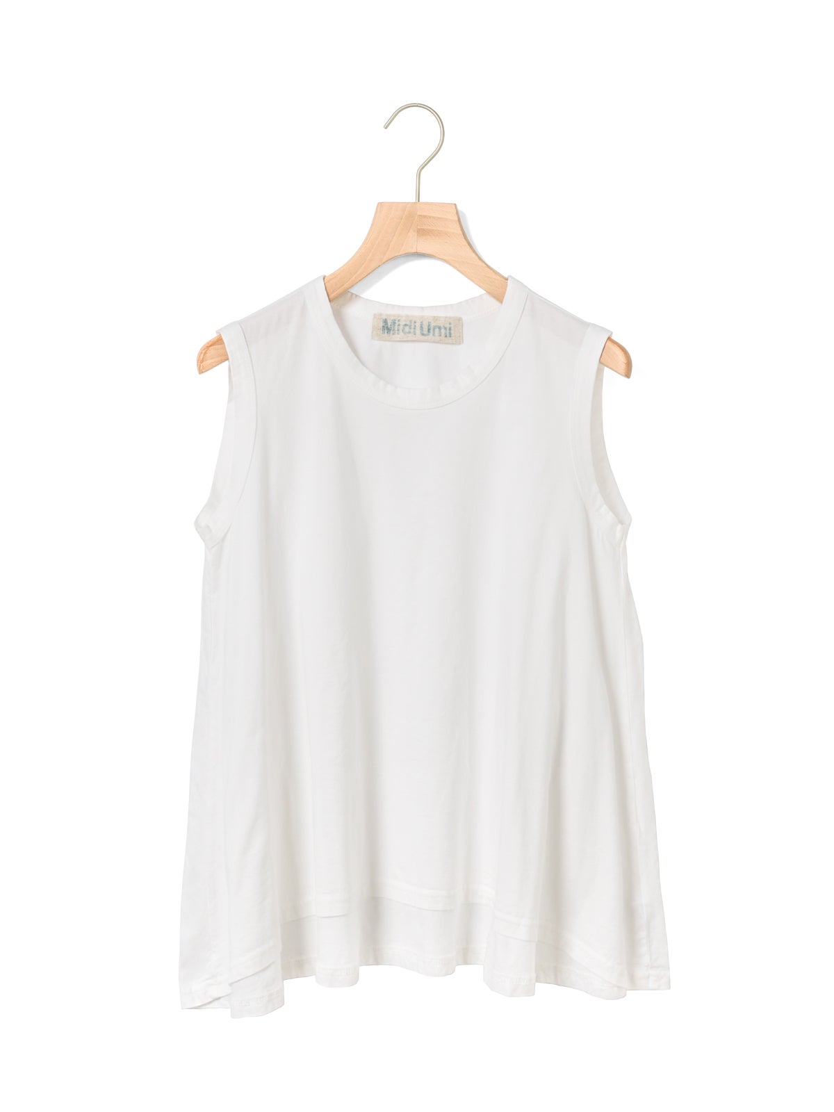 MARNO マーノ Mia tank タンクトップ ホワイト MidiUmi クルーネックフレアタンクトップ｜ MARcourt ONLINE STORE