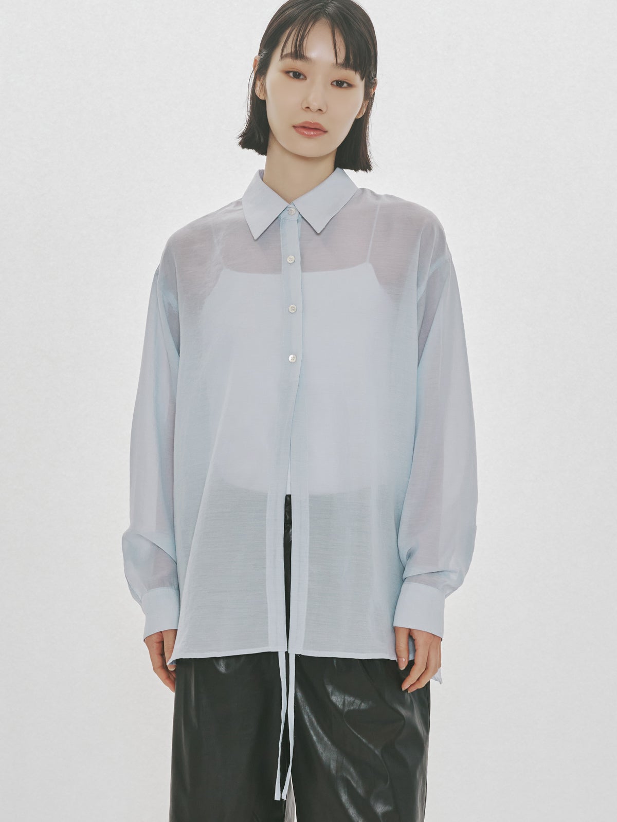 nanMIDIUMISOLID for Ladiesドローストリングシャツ MIDIUMISOLID for Ladies ドローストリングシャツ｜ MARcourt ONLINE