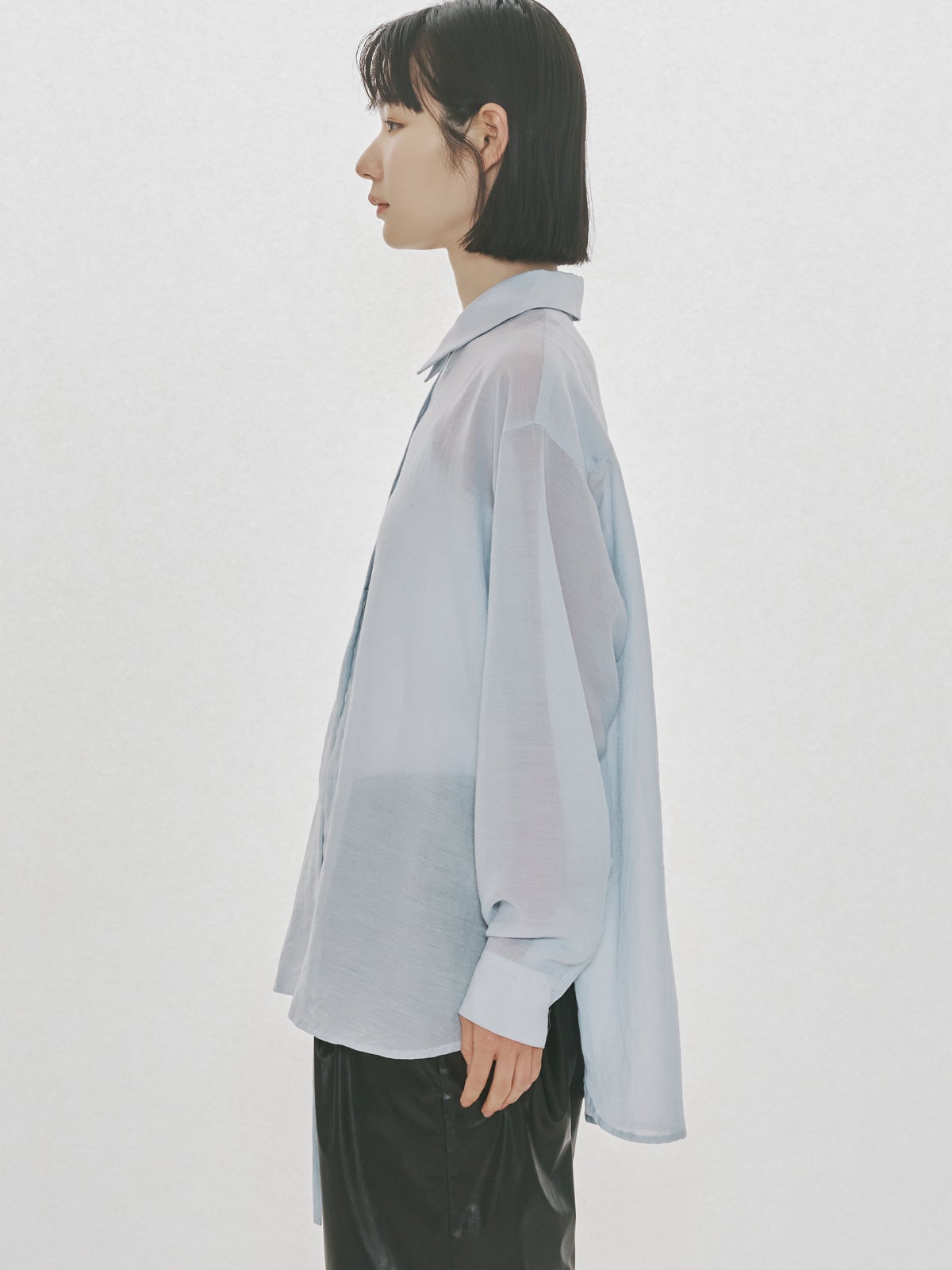 nanMIDIUMISOLID for Ladiesドローストリングシャツ MIDIUMISOLID for Ladies ドローストリングシャツ｜ MARcourt ONLINE