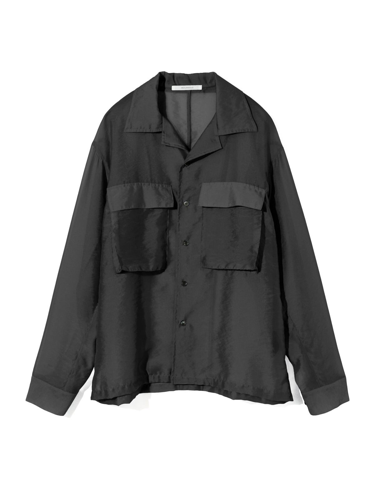 MIDIUMISOLID Men's シアーオープンカラーシャツ｜ MARcourt ONLINE