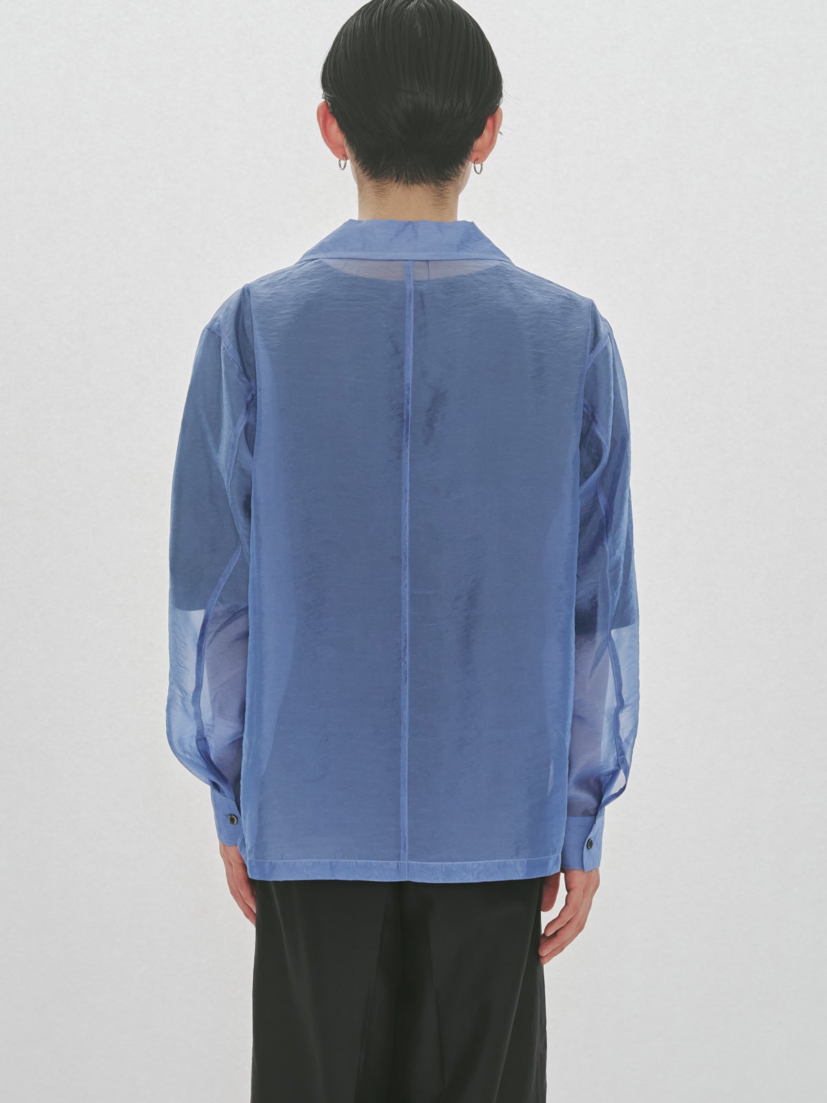 MIDIUMISOLID Men's シアーオープンカラーシャツ｜ MARcourt ONLINE