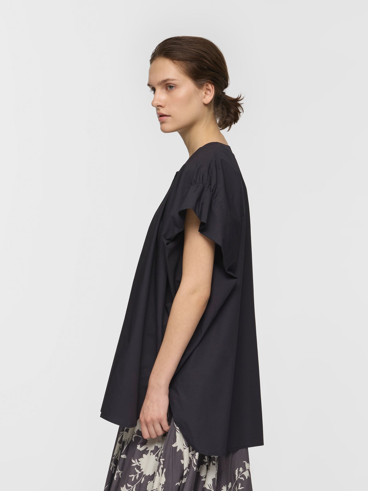 mizuiro ind Vネックワイドチュニックシャツ｜ MARcourt ONLINE STORE
