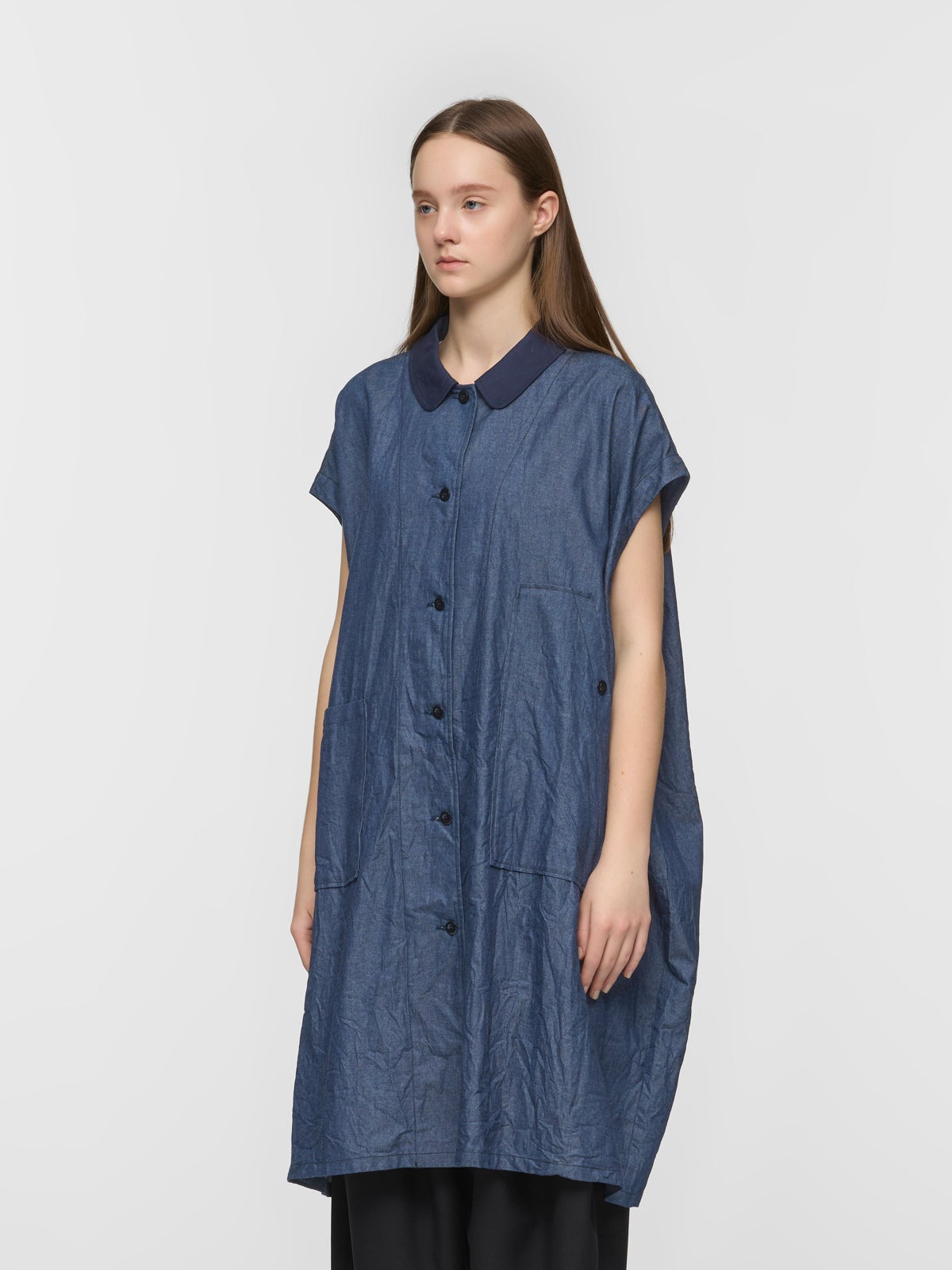 mizuiro ind ワイドデニムシャツワンピース｜ MARcourt ONLINE STORE