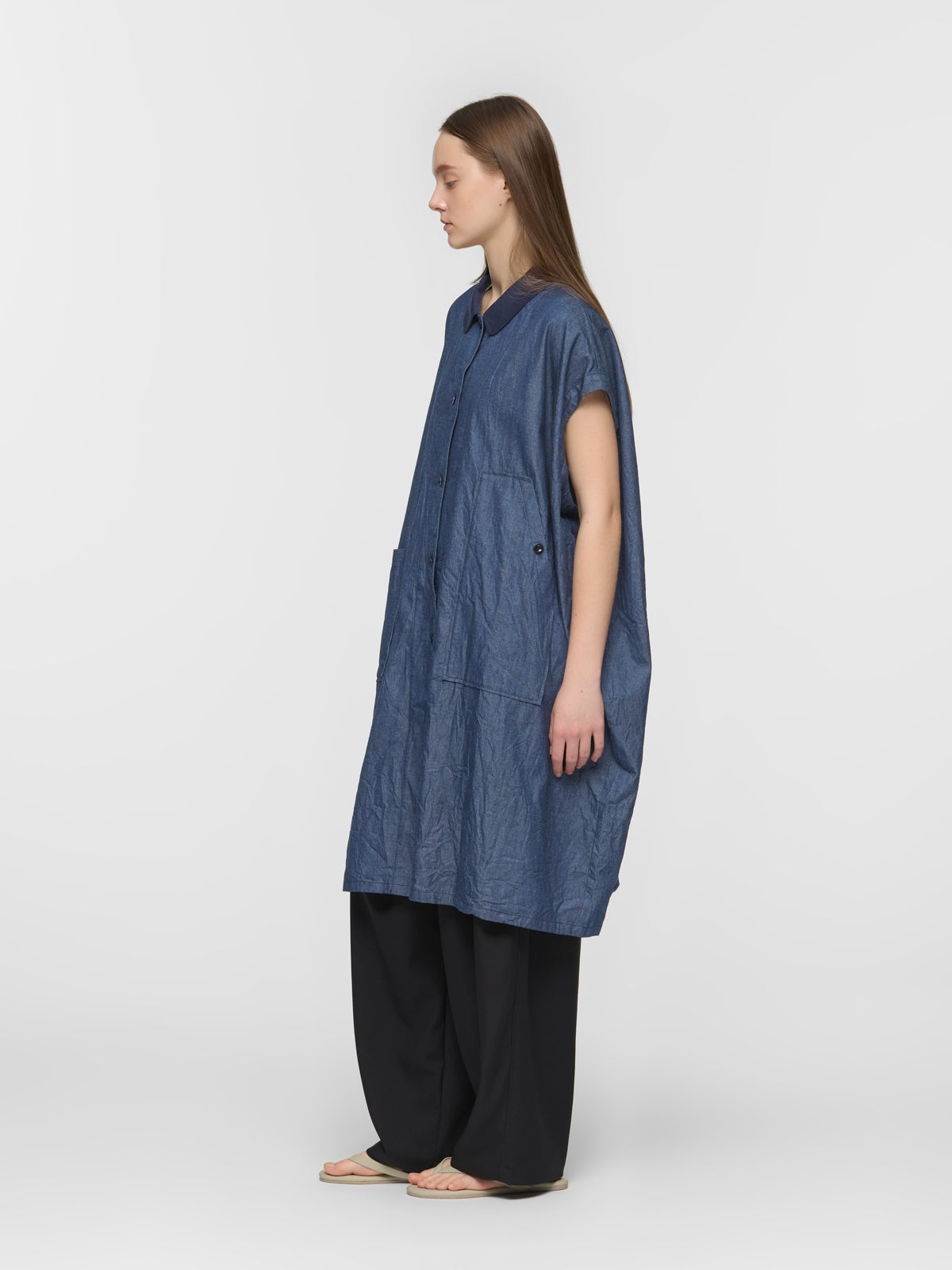 mizuiro ind ワイドデニムシャツワンピース｜ MARcourt ONLINE STORE