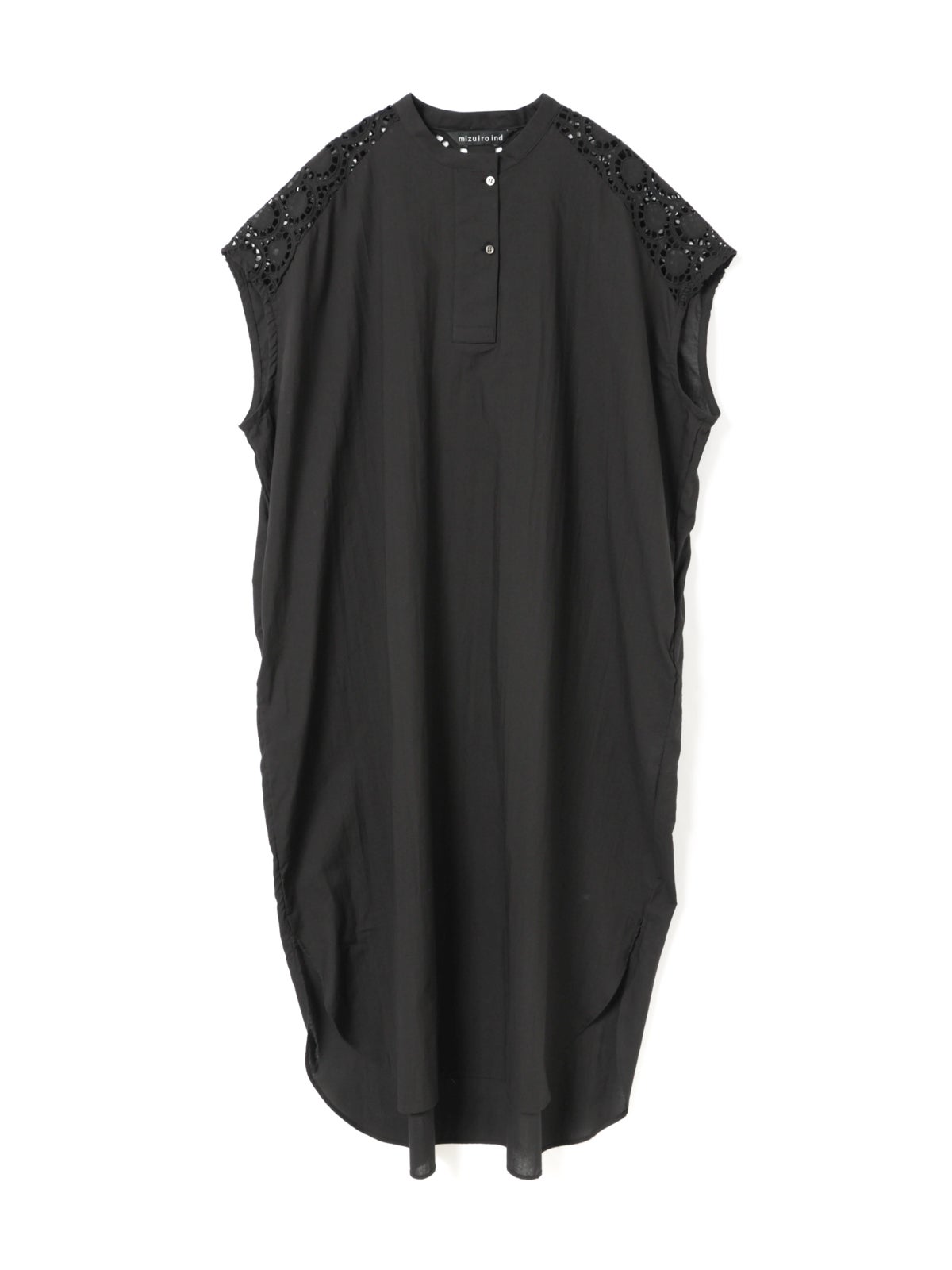 mizuiro ind dress レース　ワンピース　ブラック mizuiro ind レースショルダーロングワンピース｜ MARcourt ONLINE