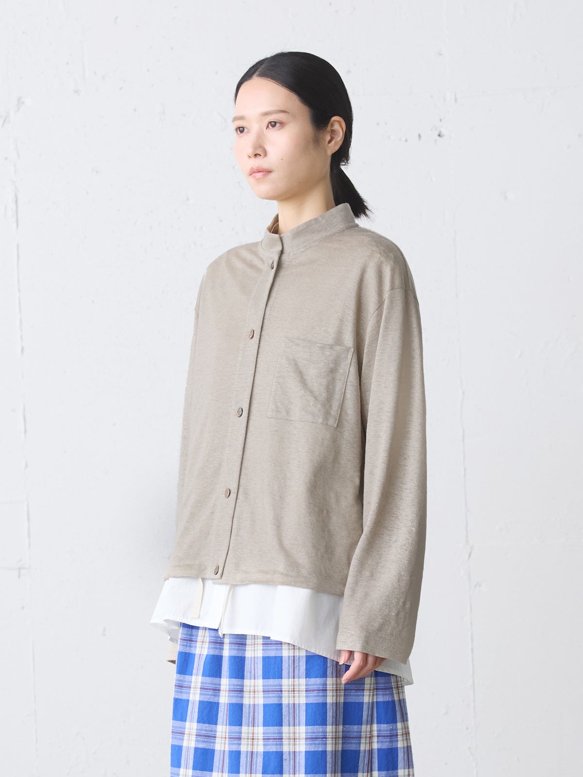 MidiUmi リネンスタンドカーディガン｜ MARcourt ONLINE STORE