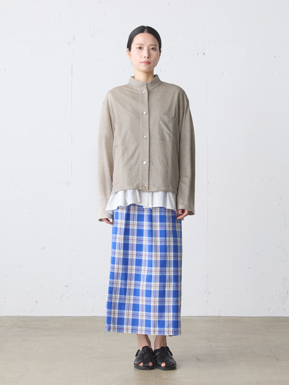 MidiUmi リネンスタンドカーディガン｜ MARcourt ONLINE STORE