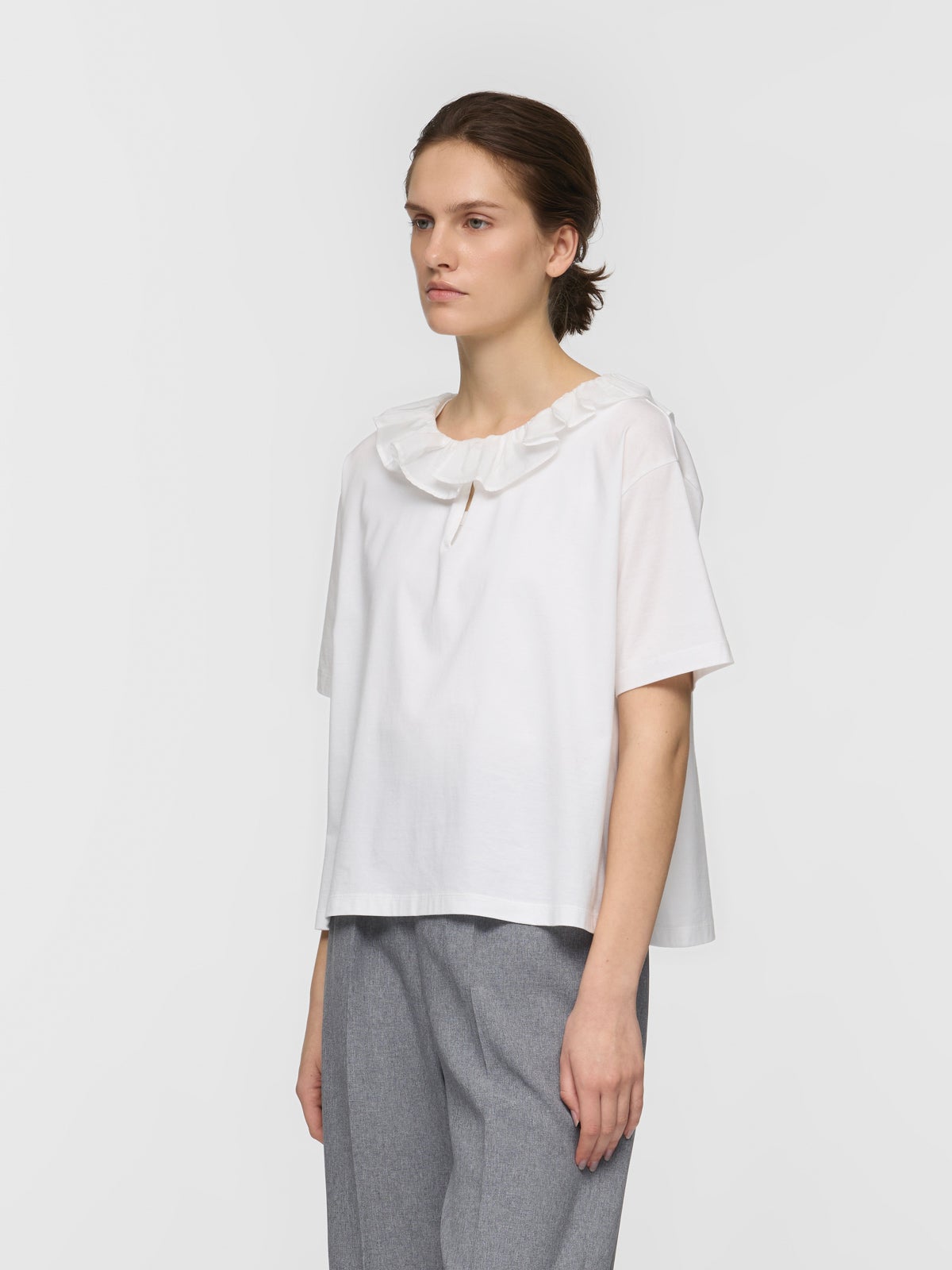 mizuiro ind フリルカラースキッパーTシャツ｜ MARcourt ONLINE STORE