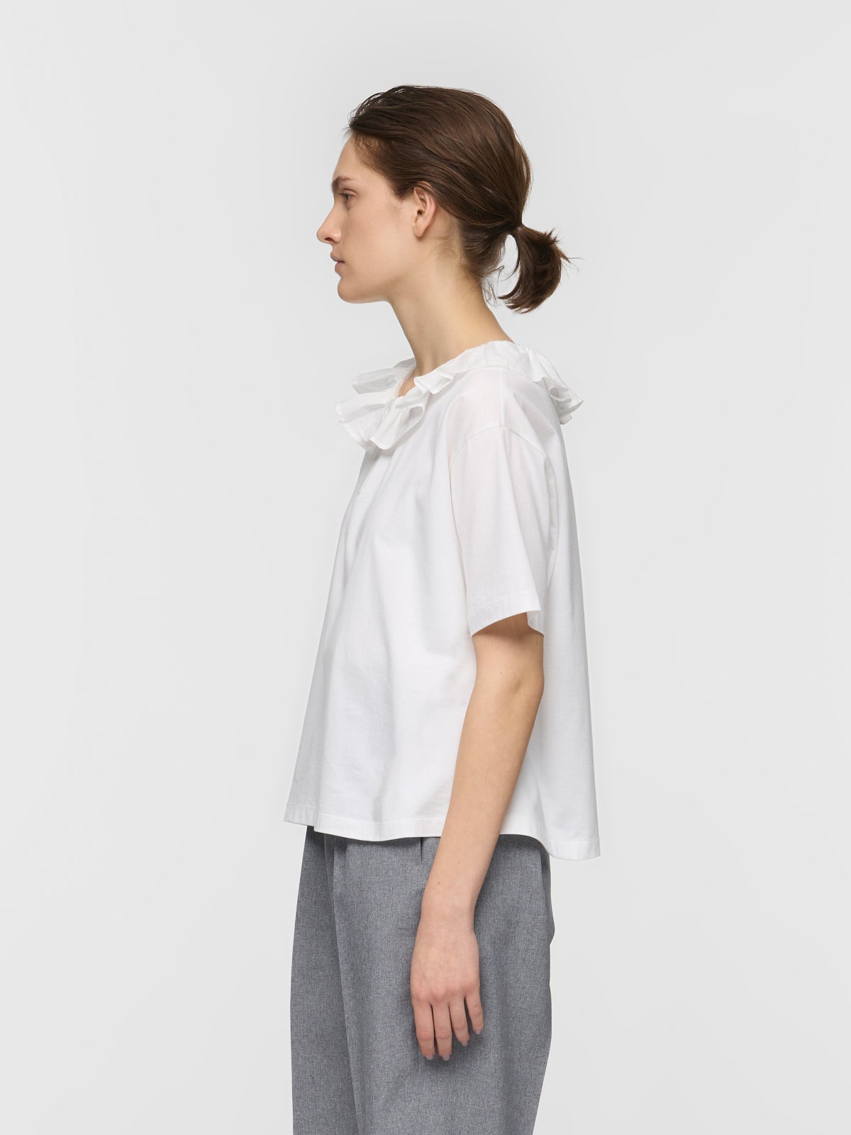 mizuiro ind フリルカラースキッパーTシャツ｜ MARcourt ONLINE STORE