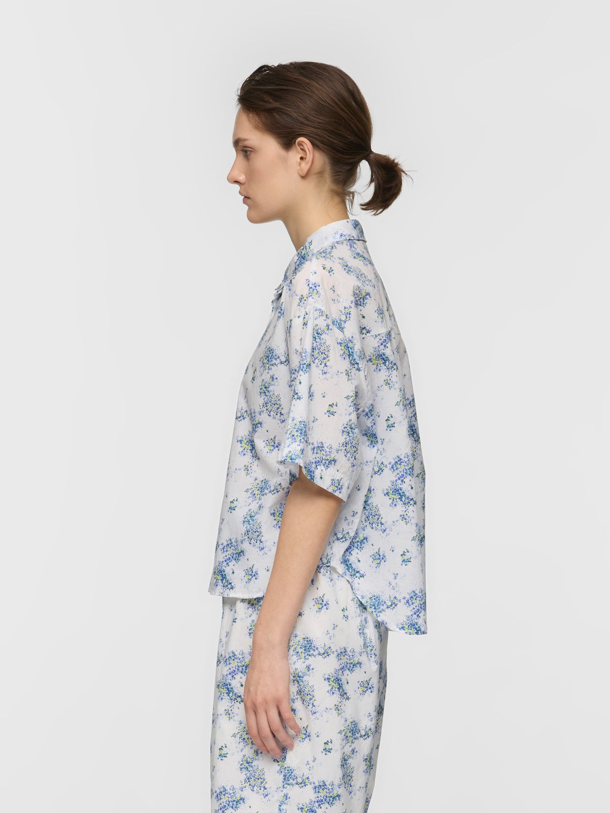 mizuiro ind 花柄ハーフスリーブシャツ｜ MARcourt ONLINE STORE