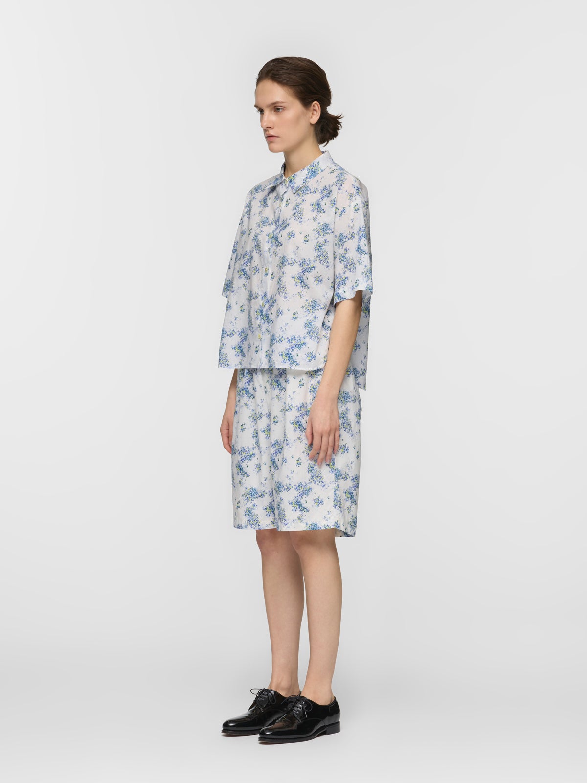 mizuiro ind 花柄ハーフスリーブシャツ｜ MARcourt ONLINE STORE