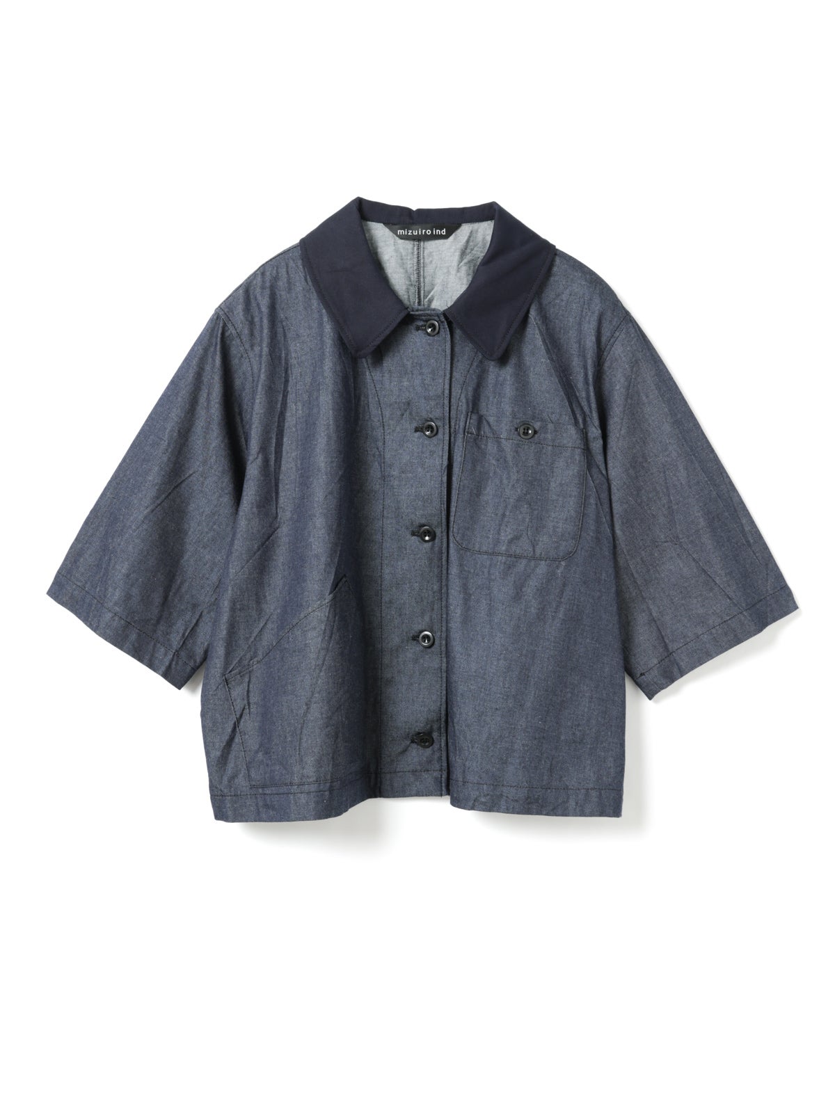 mizuiro ind ハーフスリーブデニムシャツ｜ MARcourt ONLINE STORE