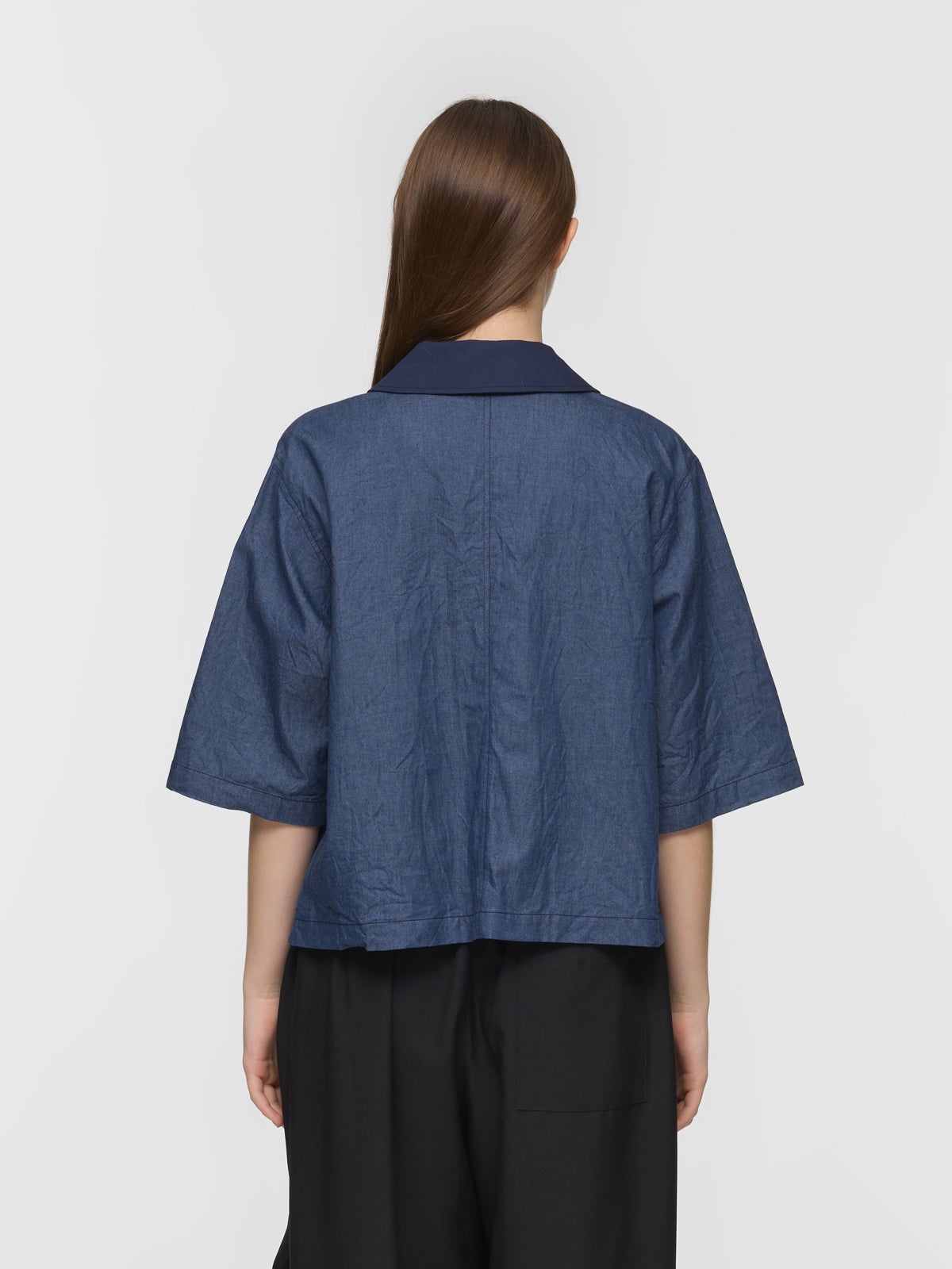 mizuiro ind ハーフスリーブデニムシャツ｜ MARcourt ONLINE STORE