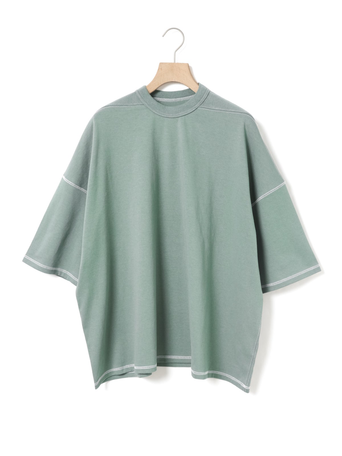 極美品✨ MHL. ロゴプリント 長袖 プルオーバーニット グリーン M MidiUmi ステッチワイドプルオーバー｜ MARcourt ONLINE STORE