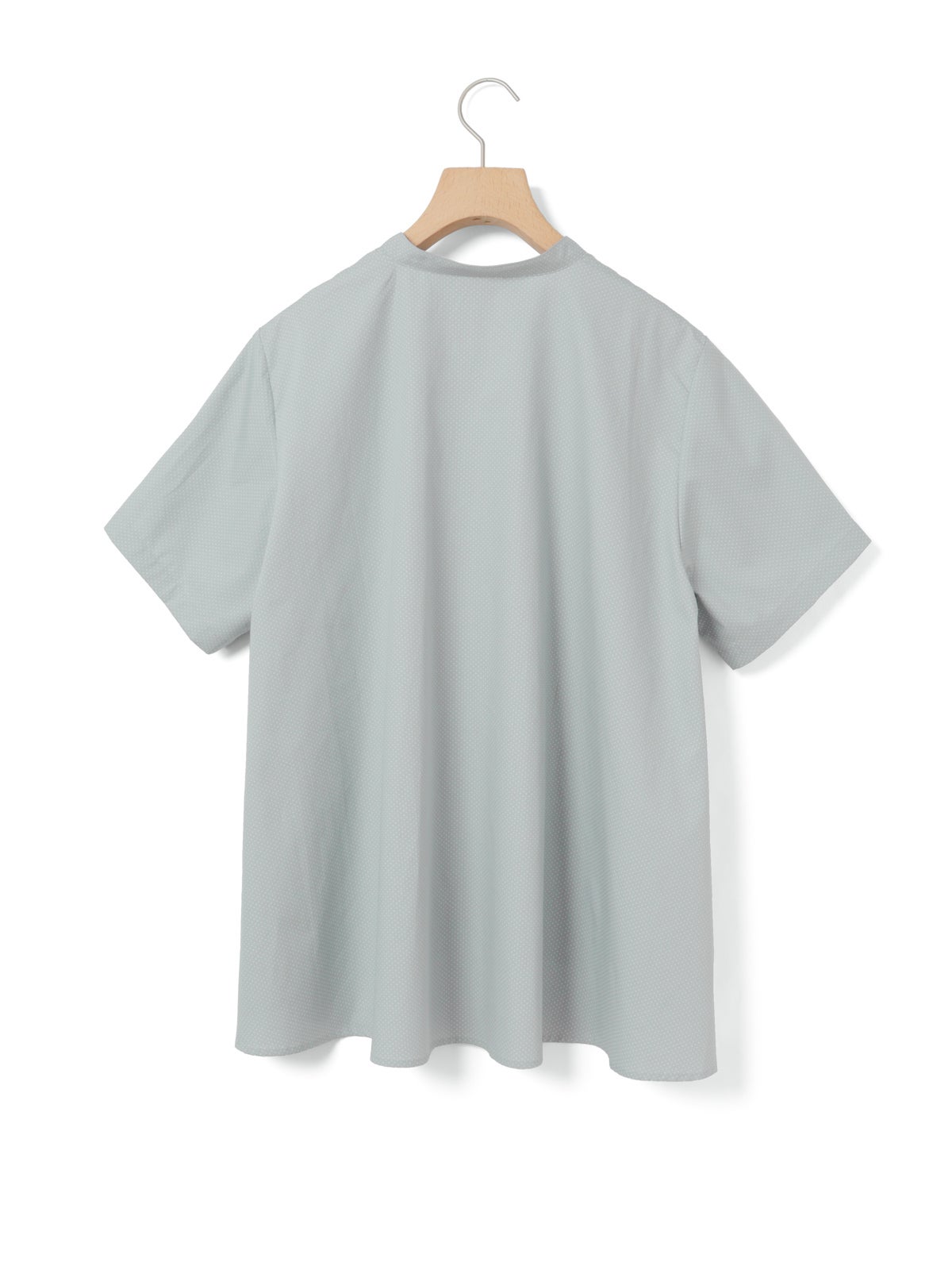 MidiUmi ハーフスリーブドット柄Aラインシャツ｜ MARcourt ONLINE