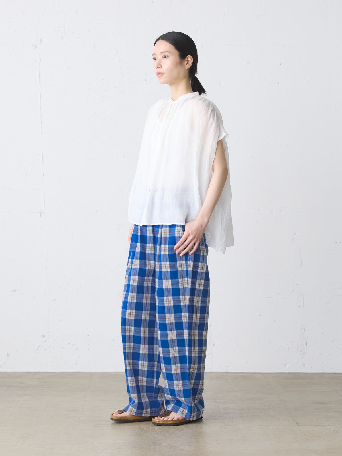 MidiUmi ストレートイージーチェックパンツ| MARcourt ONLINE STORE MidiUmi ストレートイージーチェックパンツ| MARcourt ONLINE STORE