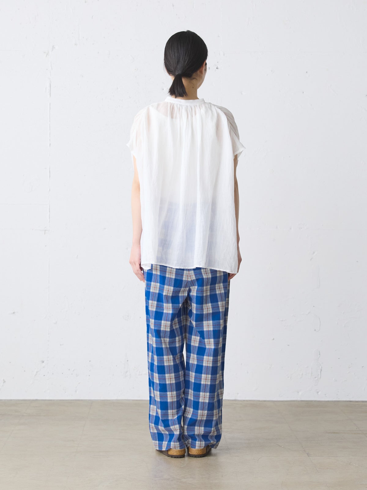 MidiUmi ストレートイージーチェックパンツ｜ MARcourt ONLINE STORE