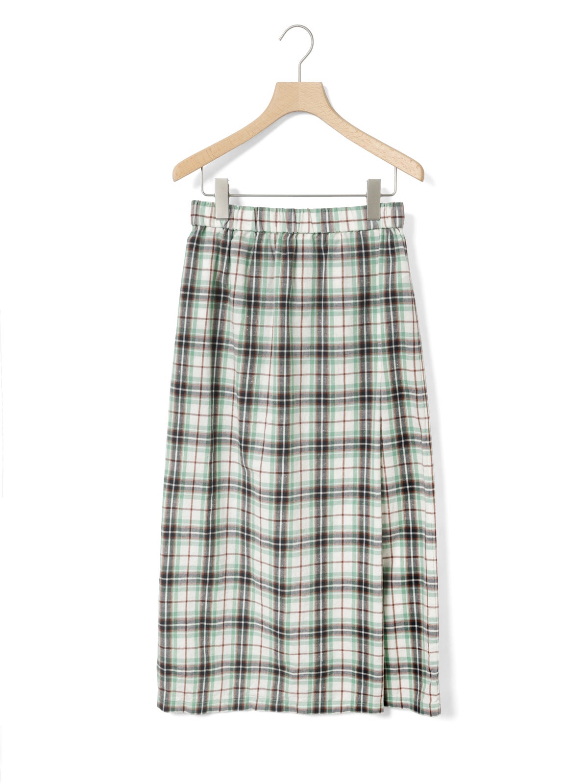 MidiUmi ラップライクチェックスカート｜ MARcourt ONLINE STORE