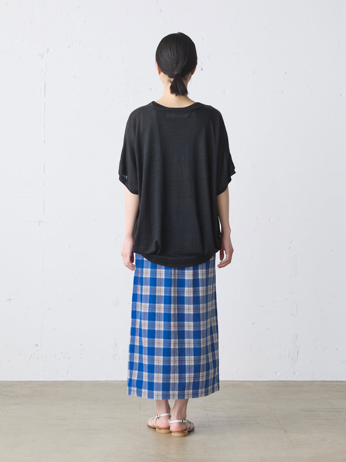 MidiUmi ラップライクチェックスカート｜ MARcourt ONLINE STORE