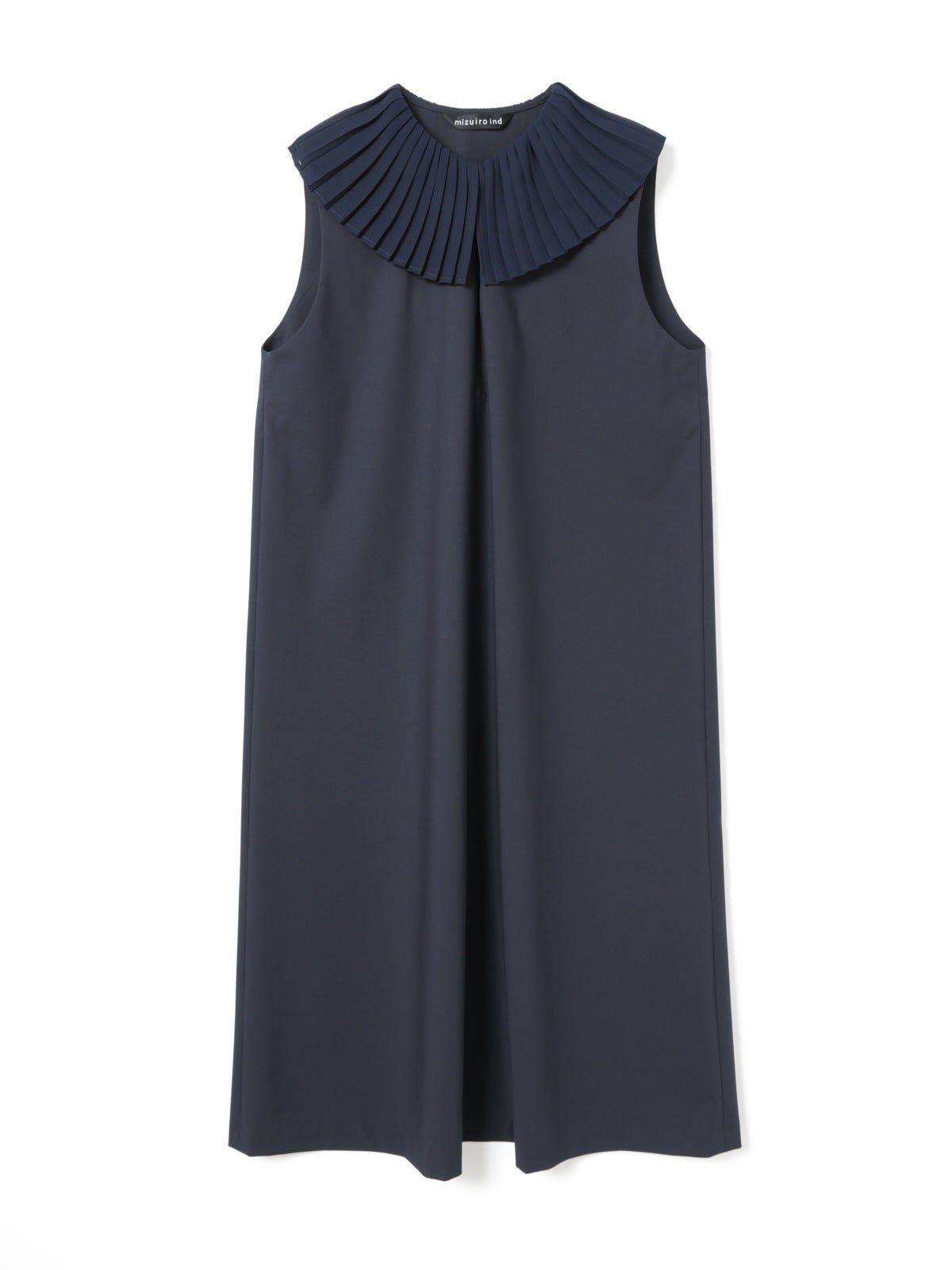 mizuiro ind プリーツカラーノースリーブワンピース｜ MARcourt ONLINE