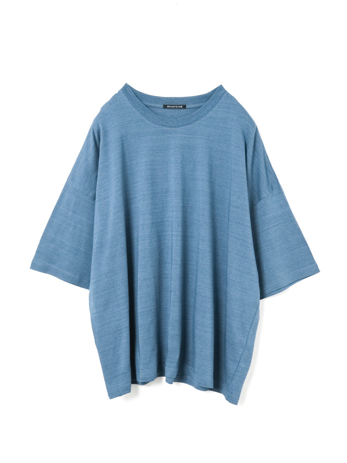mizuiro ind 新品 クルーネックワイドチュニック mizuiro ind｜クルーネックワイドチュニック - MARcourt(マーコート