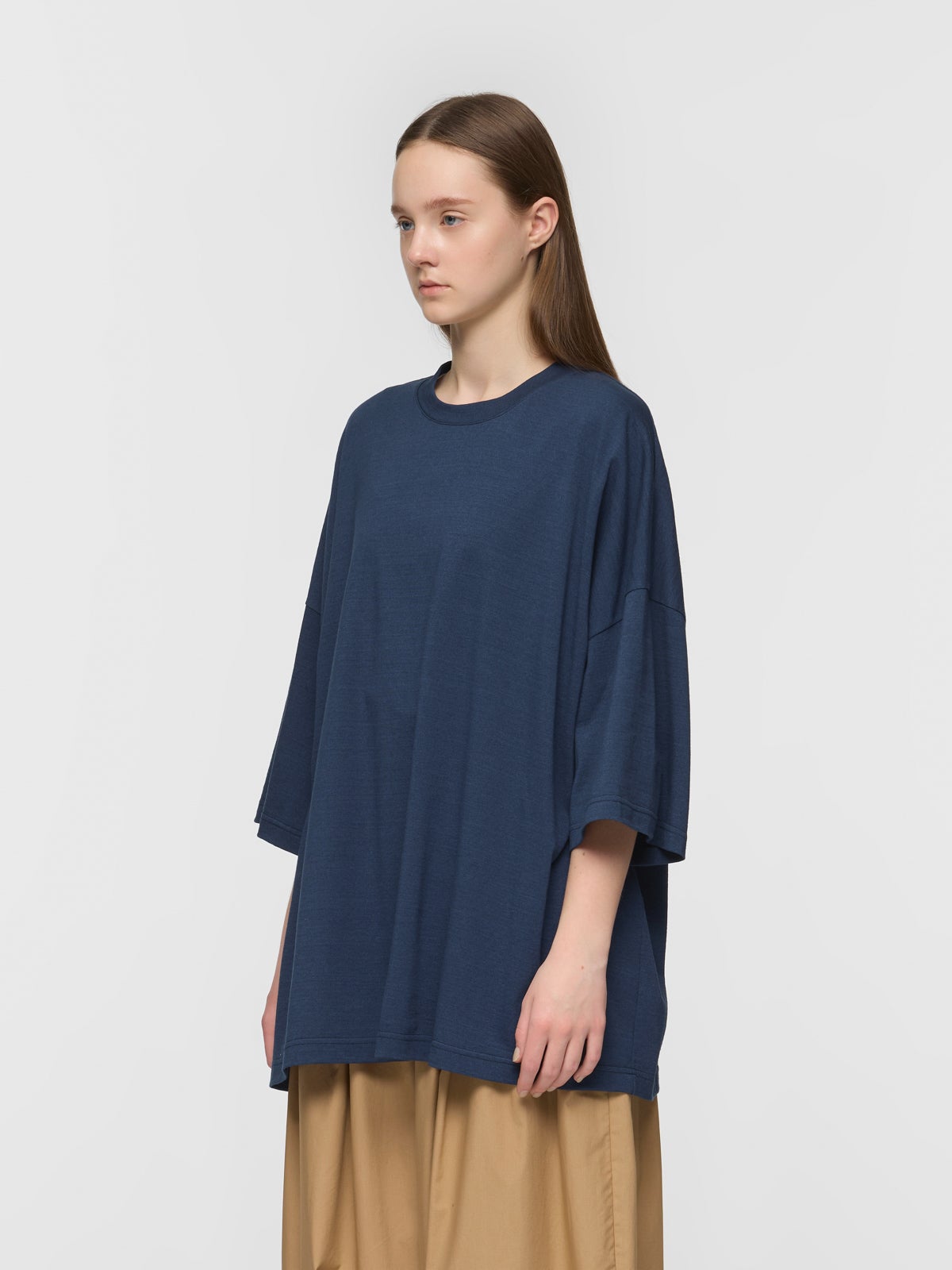 mizuiro ind クルーネックワイドチュニック｜ MARcourt ONLINE STORE