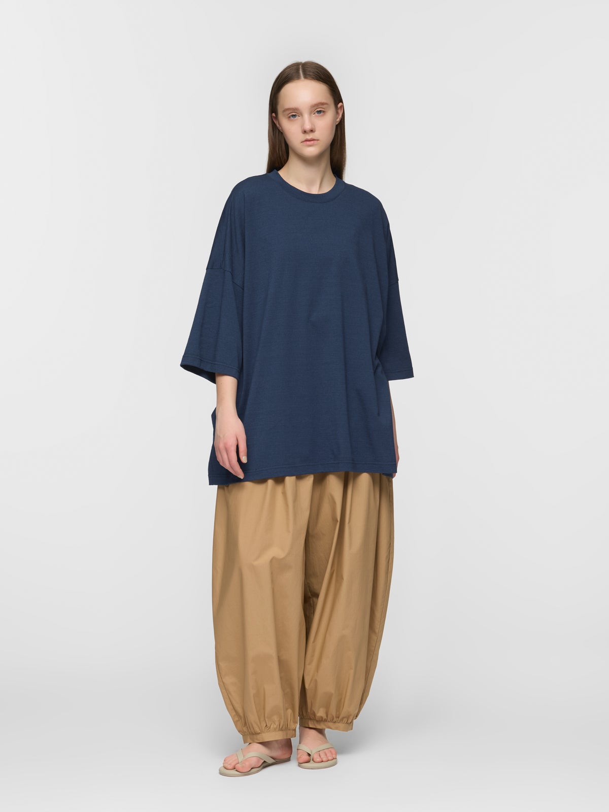 mizuiro ind クルーネックワイドチュニック｜ MARcourt ONLINE STORE