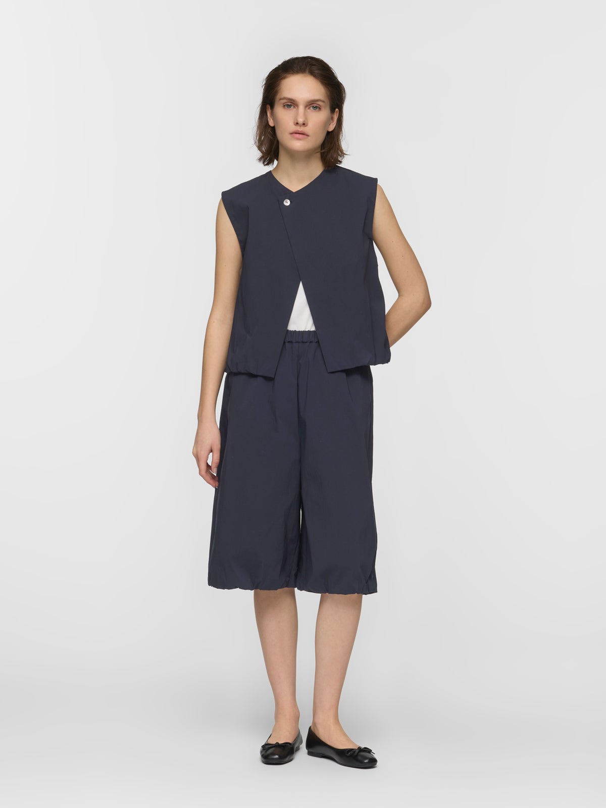mizuiro ind バルーンヘムノースリーブプルオーバー｜ MARcourt ONLINE
