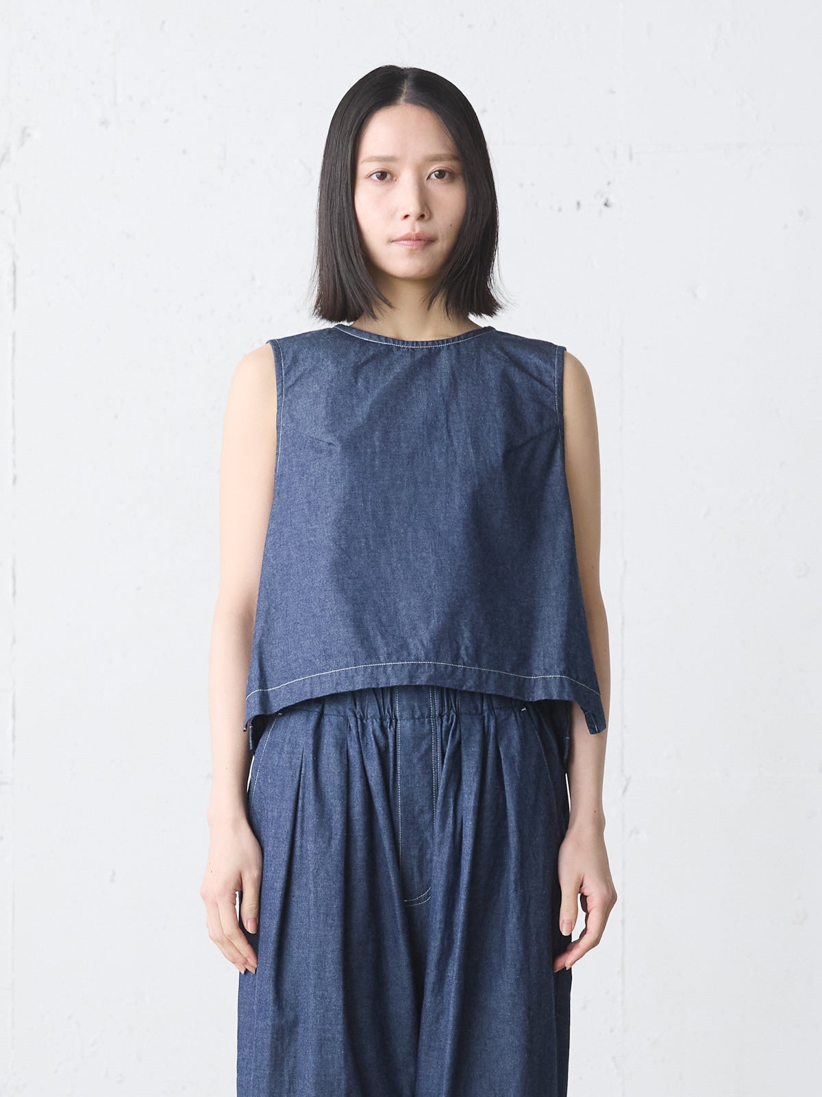 MidiUmi コンパクトデニムベスト｜ MARcourt ONLINE STORE