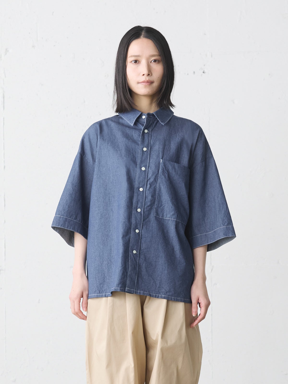 MidiUmi ビッグポケットデニムシャツ｜ MARcourt ONLINE STORE