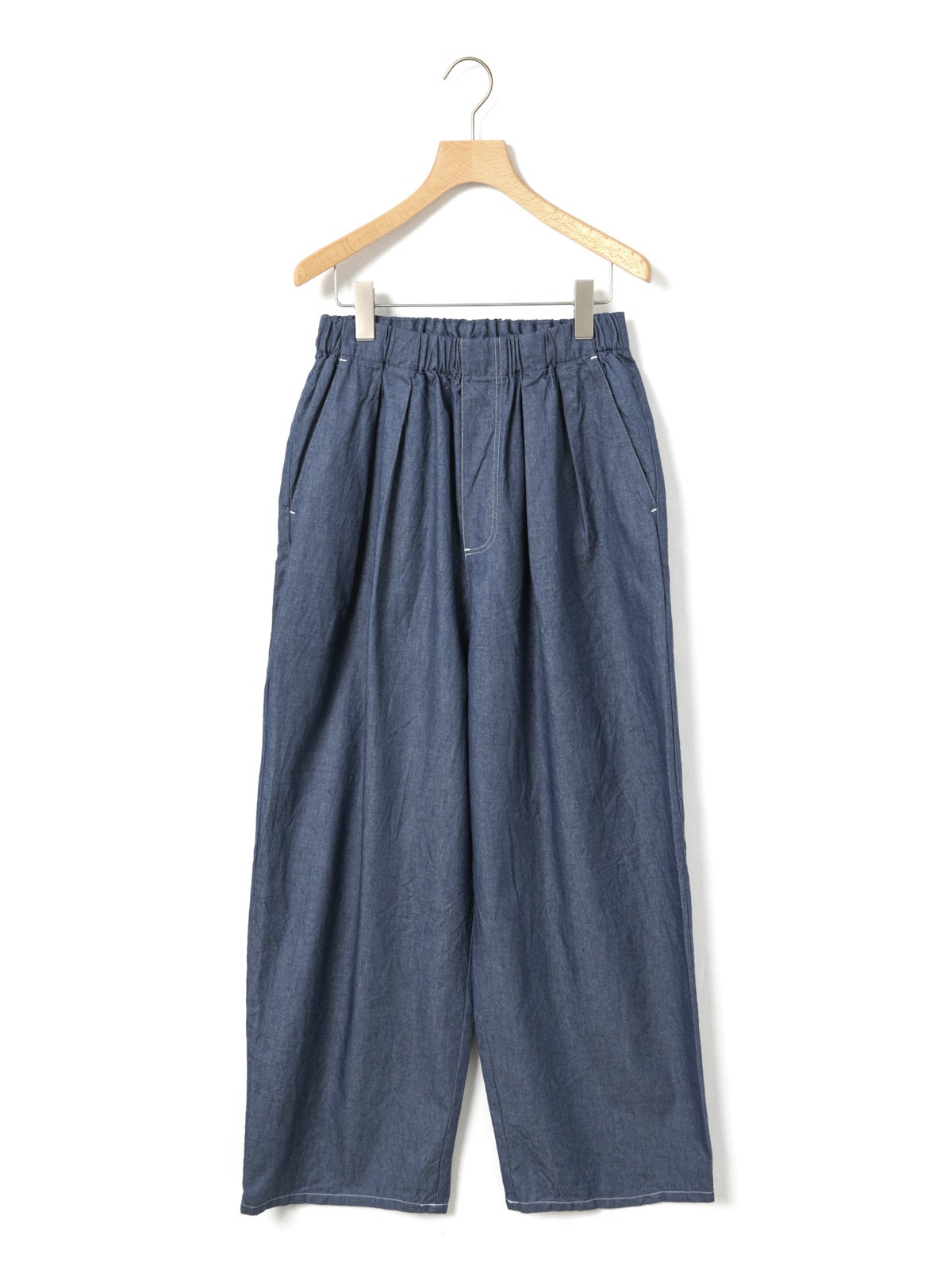 MidiUmi デニムタックワイドイージーパンツ｜ MARcourt ONLINE STORE