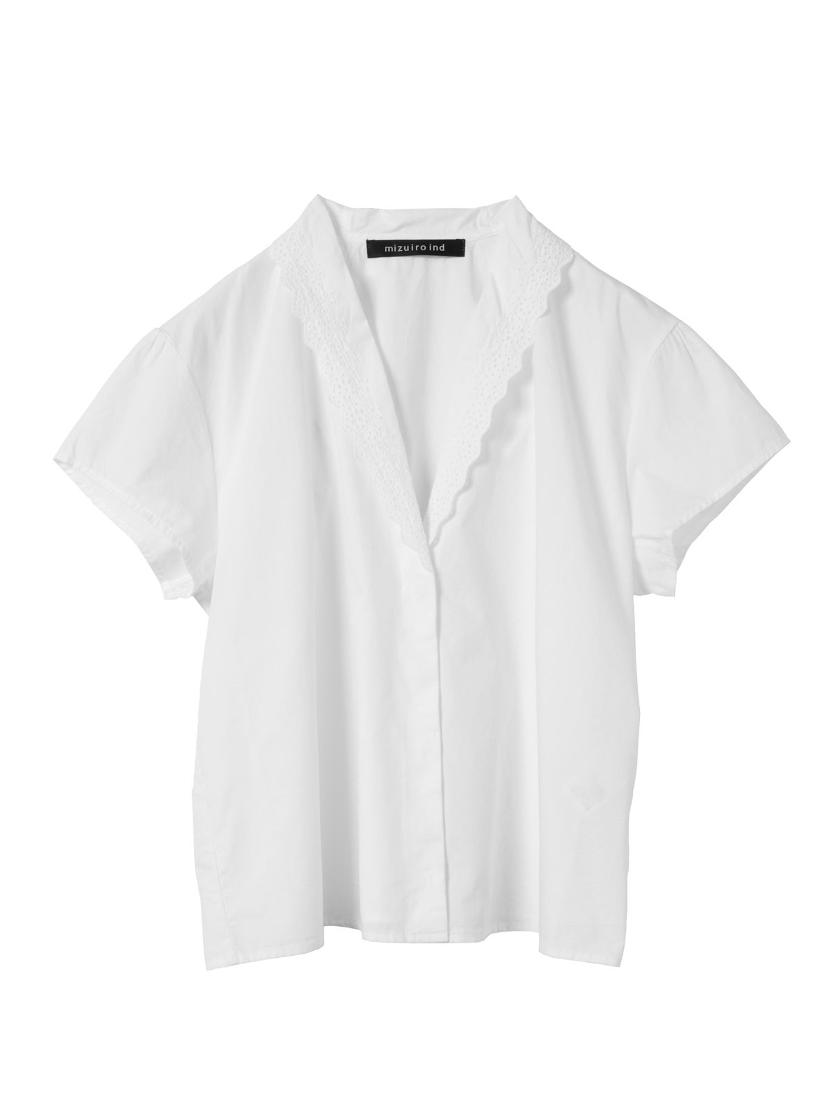 めいよ② mizuiro ind レースカラーシャツ｜ MARcourt ONLINE STORE